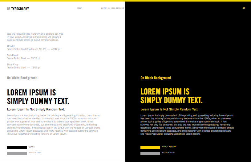 Typography - Identity Guide