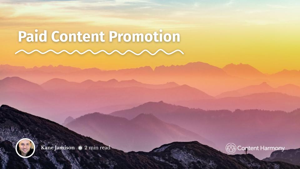 Paid Content Promotion
