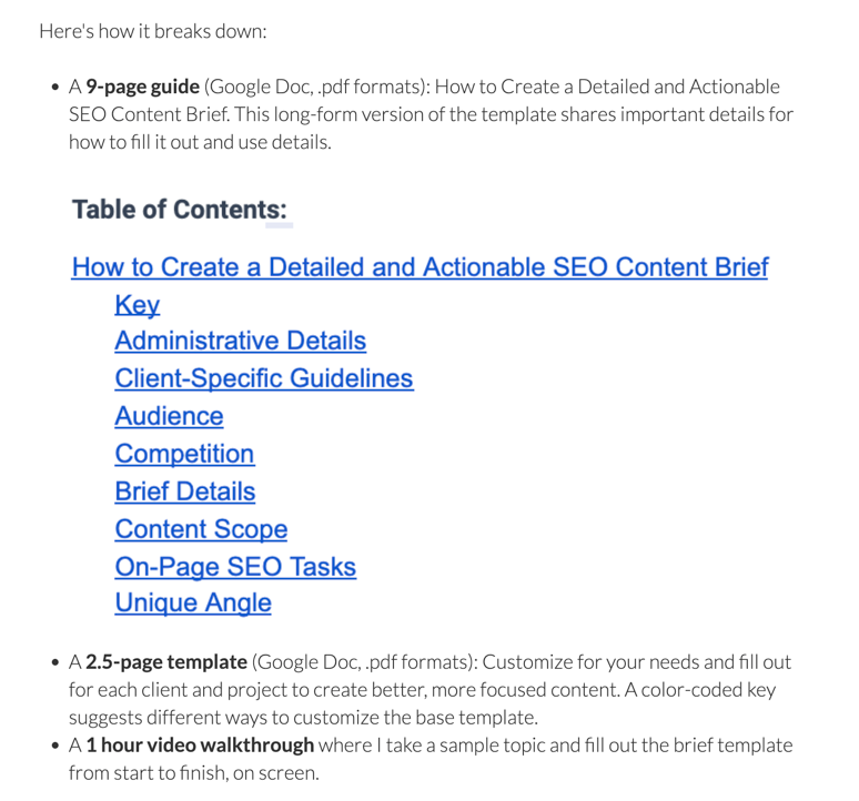 Content Brief Templates: 20 Free Downloads & Examples