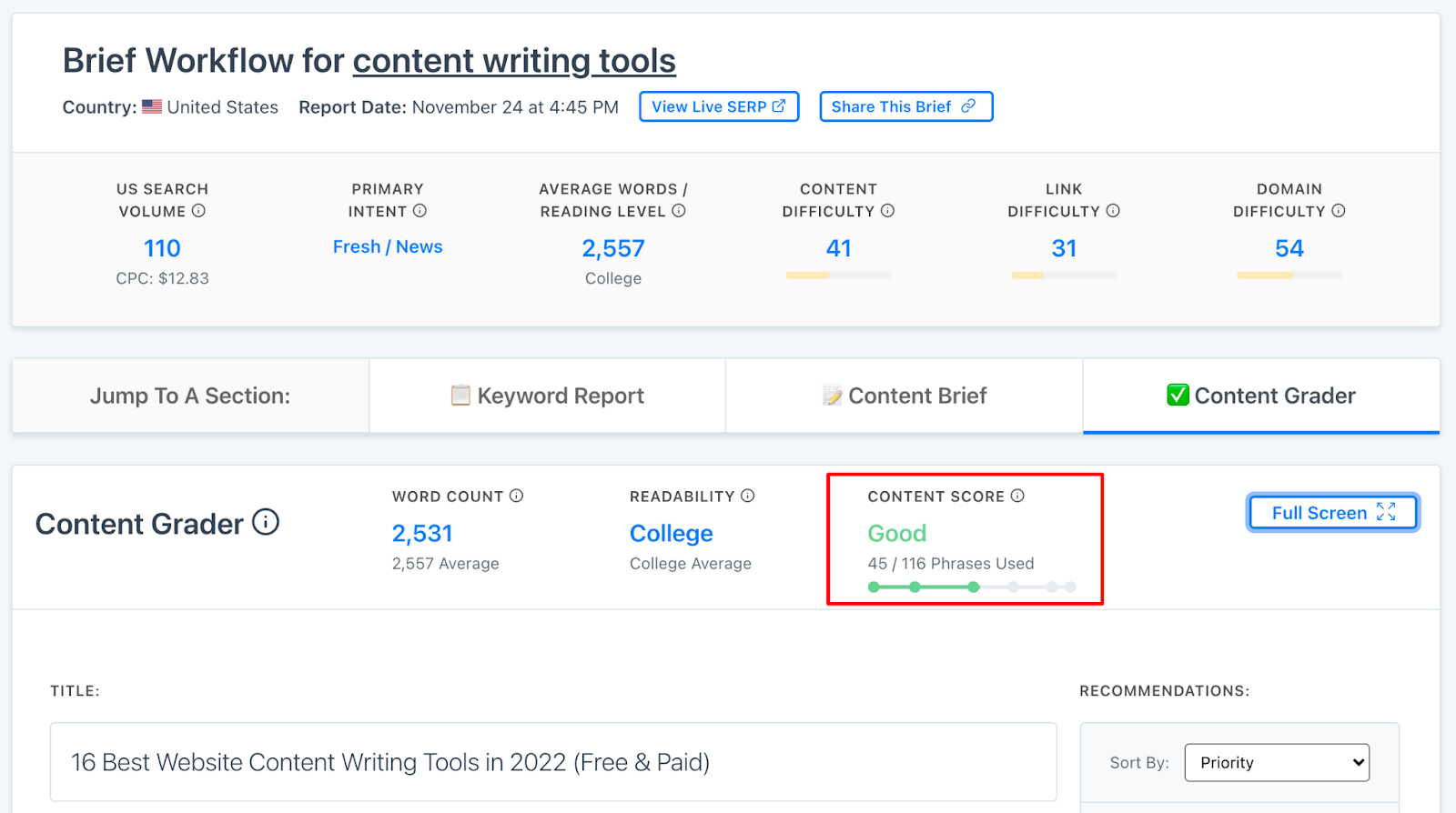 16 Best Content Writing Tools in 2024 (Free & Paid)