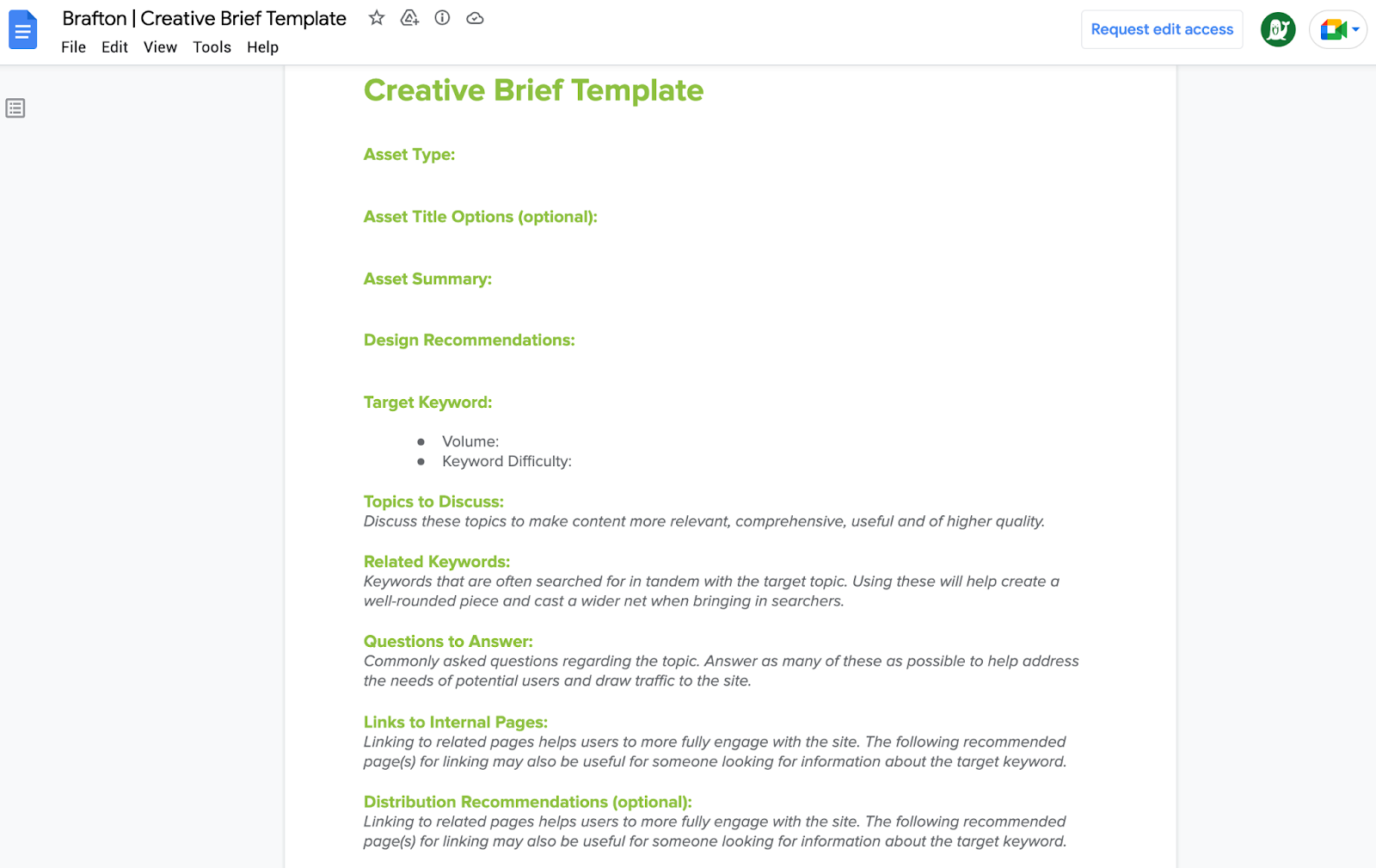 Content Brief Templates: 20 Free Downloads & Examples